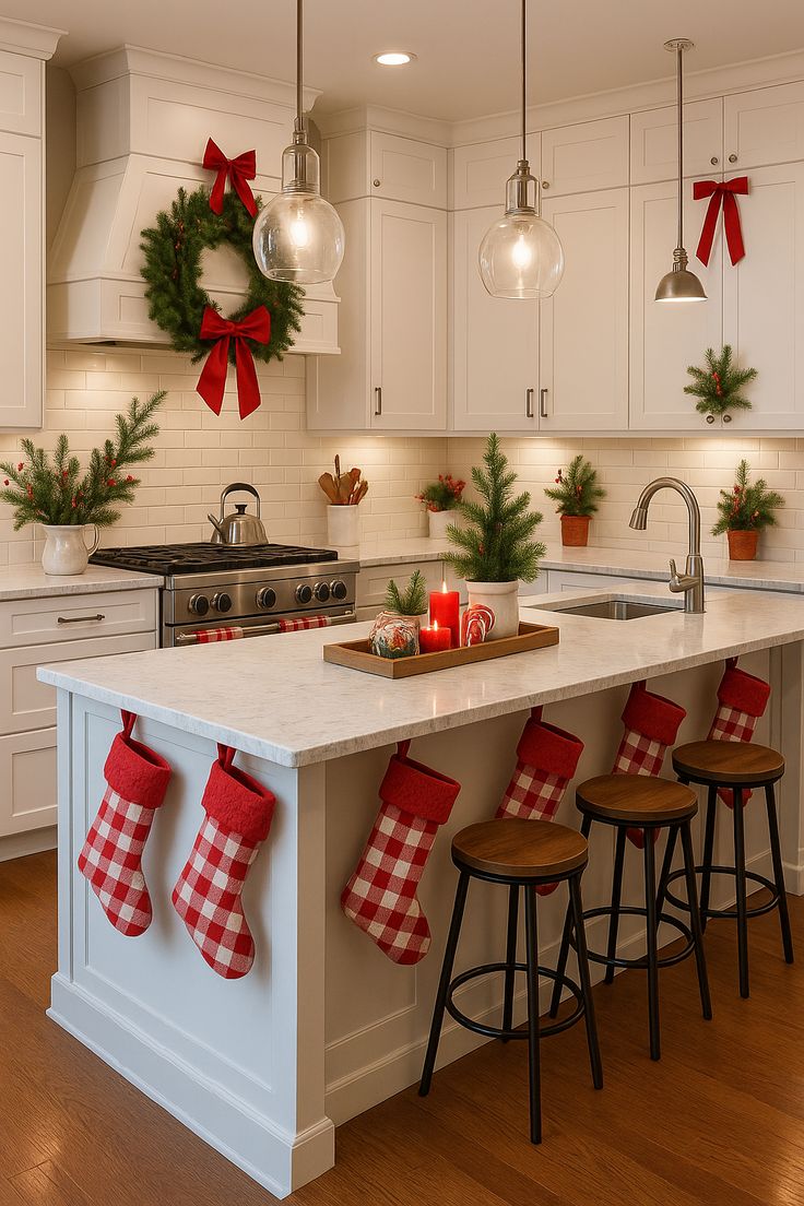 christmas kitchen